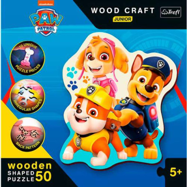 Trefl - Puzzles 50 Pcs Wood Craft Junior - Funny P