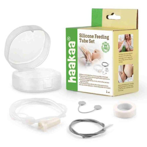 Haakaa - Conj Tubo Alimentação Silicone (BHK094)