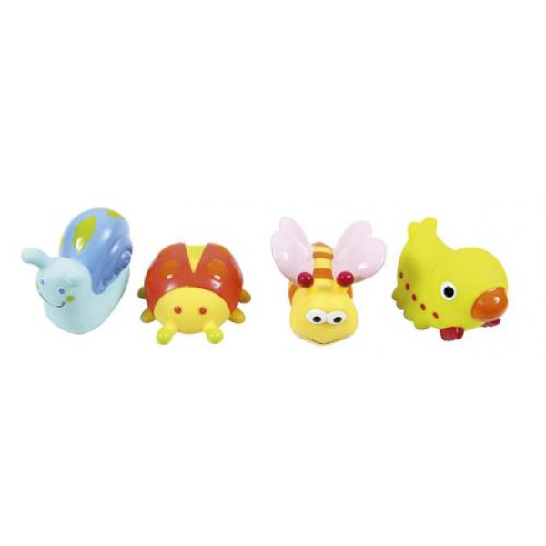 Ludi -4 Animais Plast Banho - Natureza (LUDI.2220)