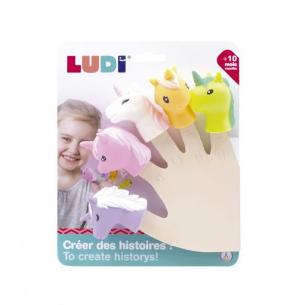 Ludi - Fantoches de Dedo - Unicornio (LUDI.30073)