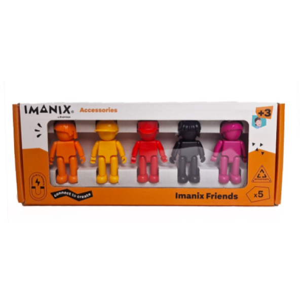 Braintoys Imanix Friends Cool Colours - 5peças