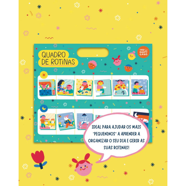 THG- QUADRO DE ROTINAS - HAPPY COLORS (THG71)