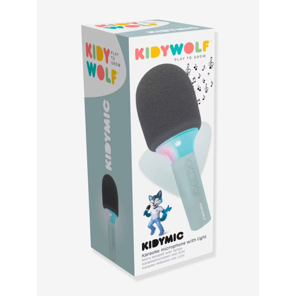 Kidywolf - Microfone Karaoke Verde (KIDYPRINT-GR)