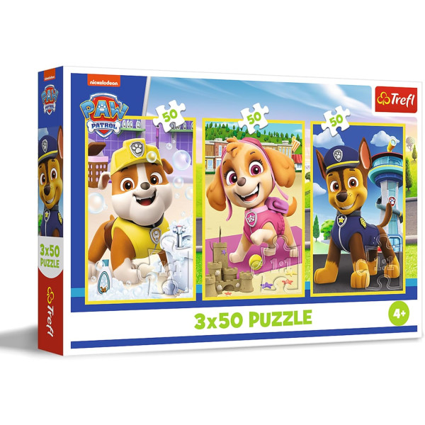 Trefl - Puzzles - 3 x50pcs - Paw Patrol (TR34878)
