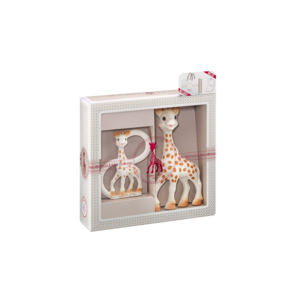 Girafa Sofia + Anel de Dentição - Primeiro Set