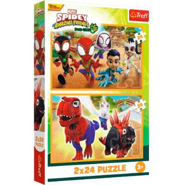 Trefl - Puzzles 2x24pcs - Spidey (34432)