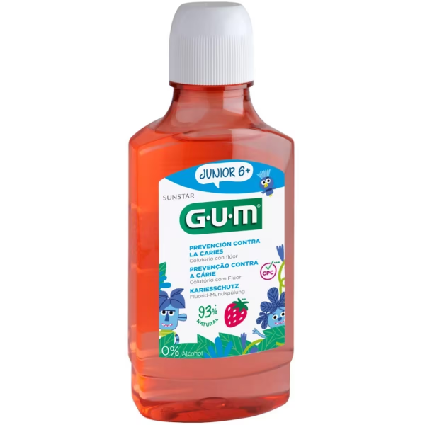 Gum Junior Colutorio Morango 300ml,