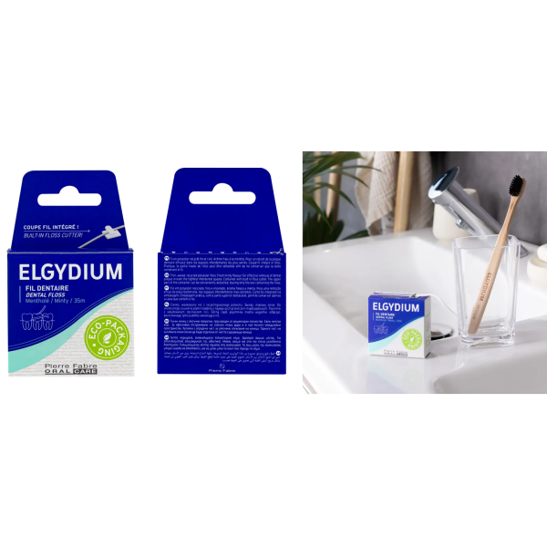 Elgydium <mark>F</mark>io Dent Eco Menta 35M,