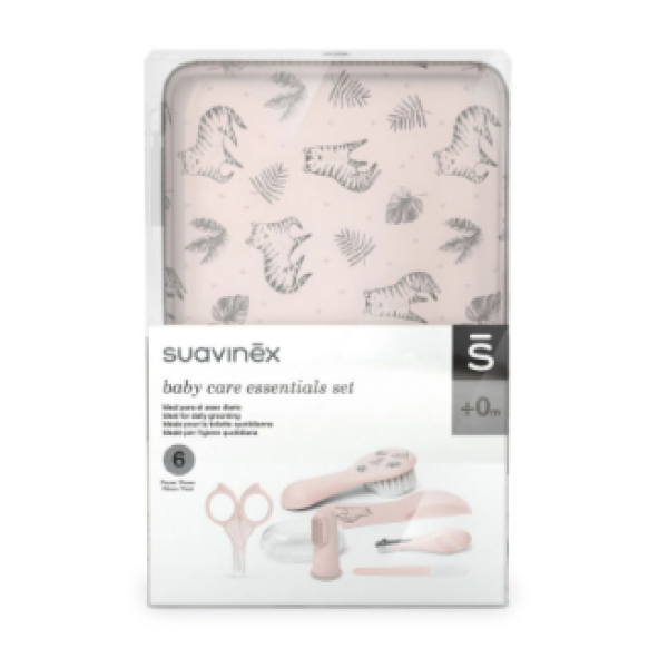 Suavinex Baby Care Kit essenciais para menina 0M+ rosa