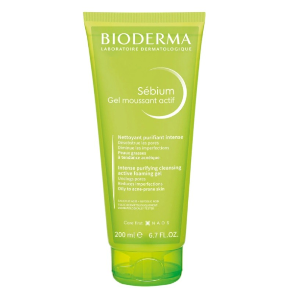 Sebium Bioderma Gel Moussant Actif200Ml