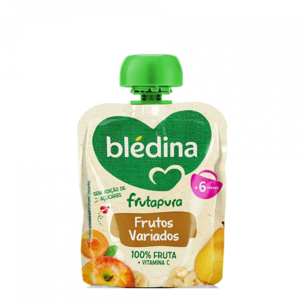 Bledina Frutapura Saq Frut Variados 85G +6M,