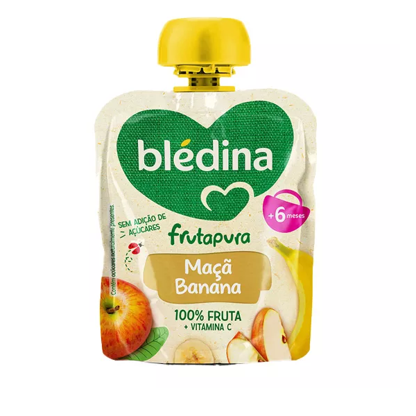 Bledina Frutapura Saq Maca Banan 85G +6M,