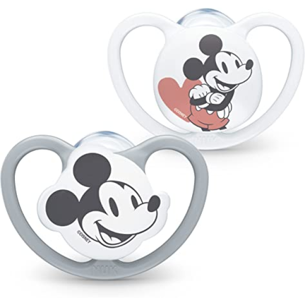 Nuk Space Disney Mickey Chup Silic 6-18Mx2