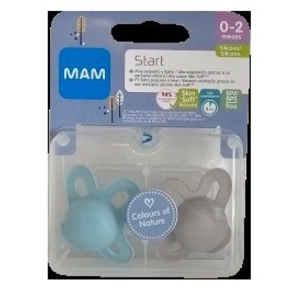 Mam Start Chup Sil Neut Mat Lis 0-2M X2