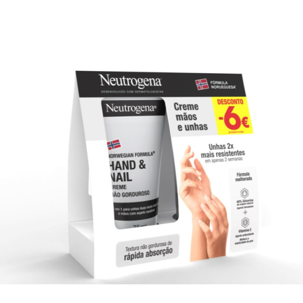 Neutrogena Mãos Unhas Cr 75ml X2 -6E