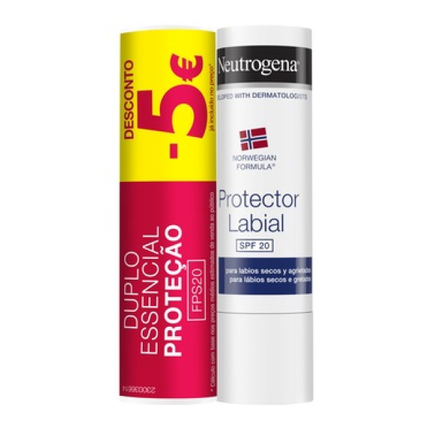 Neutrogena Labios Stick SPF20 X2 -5E