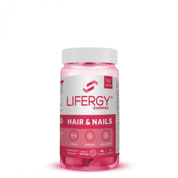 Lifergy Gummies Hair Nails Gomas X60