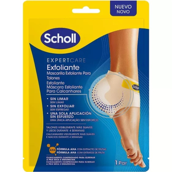 Scholl Másc Esfoliante Calcanhar X2