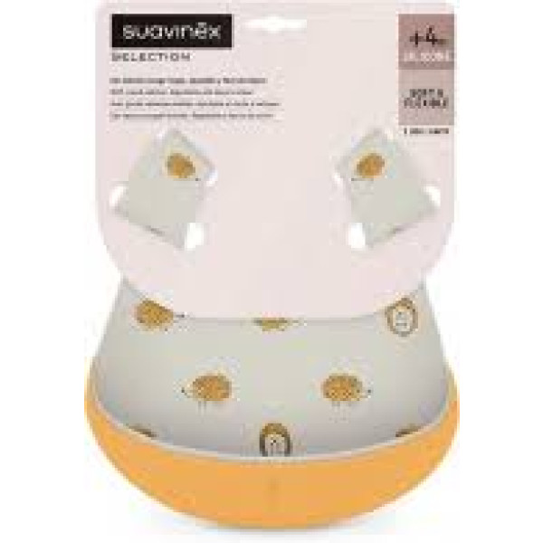 Suavinex Babete Sil Soft <mark>F</mark>lex Cinz/Amar,  