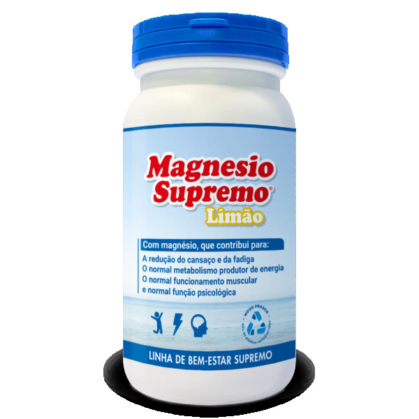 Magnesio Supremo Limão Pó 150G,   pó chá