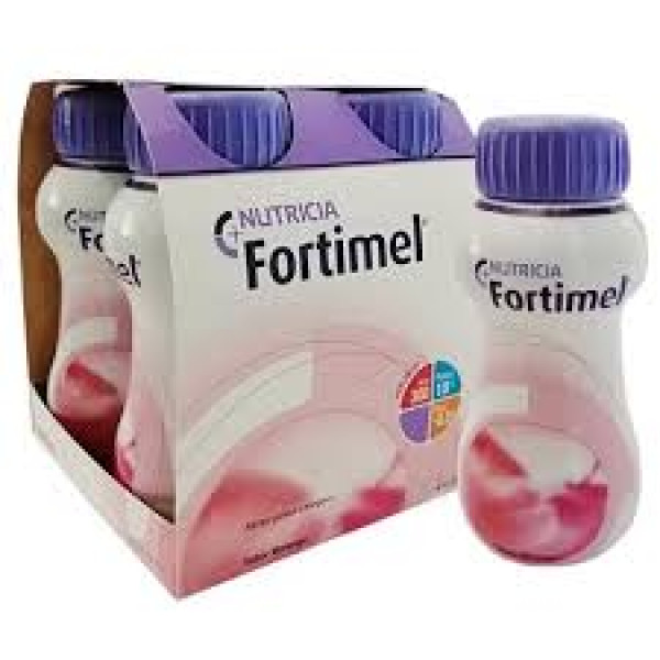 Fortimel Sol Morango 200ml X4 emul oral frasco