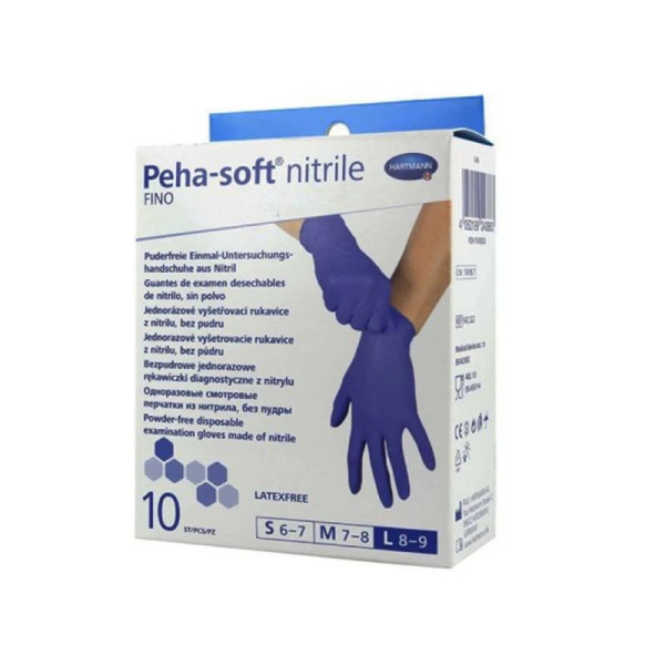 Peha Soft Luva Nitrile Fino TL X10,