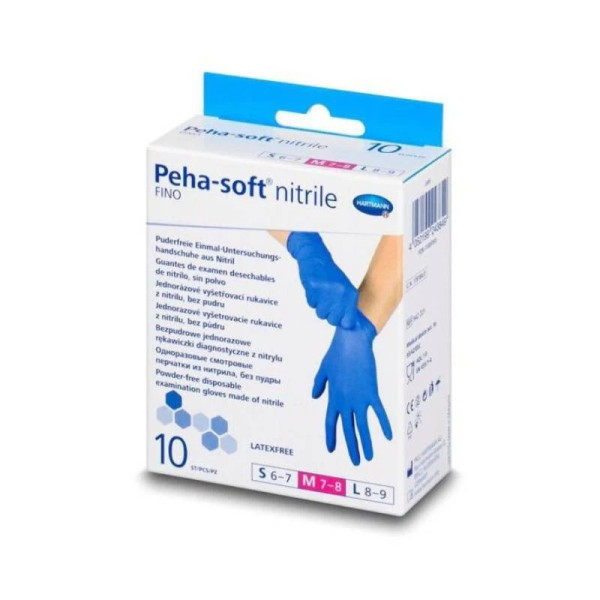 Peha Soft Luva Nitrile Fino TM X10,