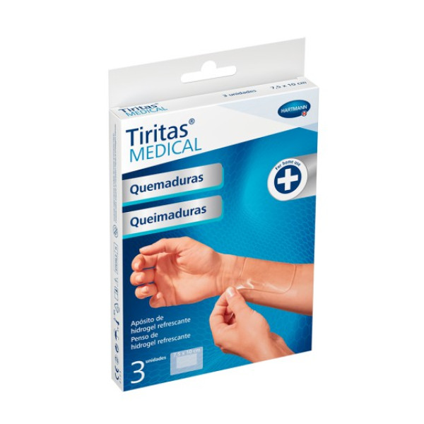 Tiritas Medical Penso Queimad 7,5x10cmx3