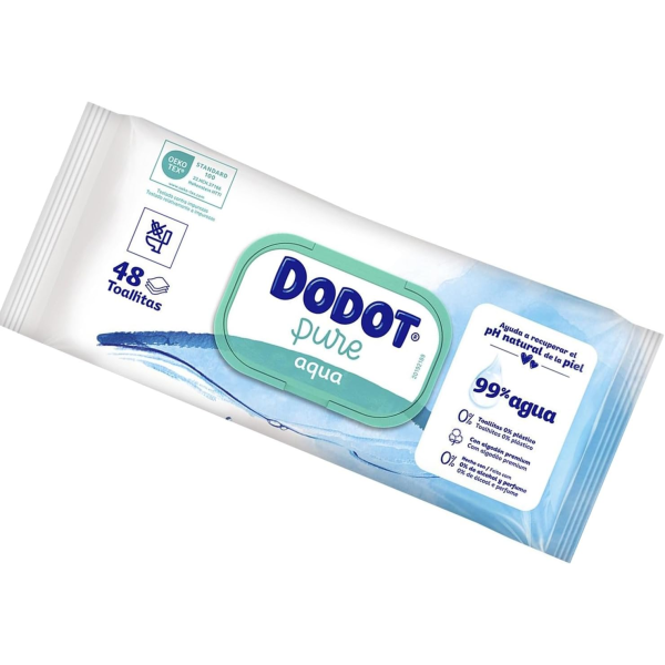 Dodot Aqua Pure Toalhita 0%Plástico48X3