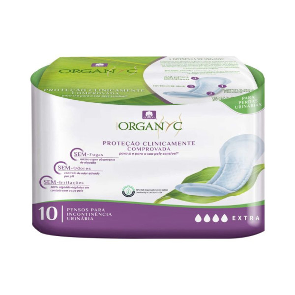 Organyc Penso Incont Urinaria Extra X10,
