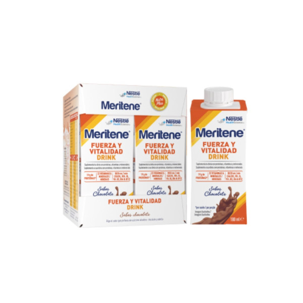 Meritene Força Vital Drink Choc 180MlX4,