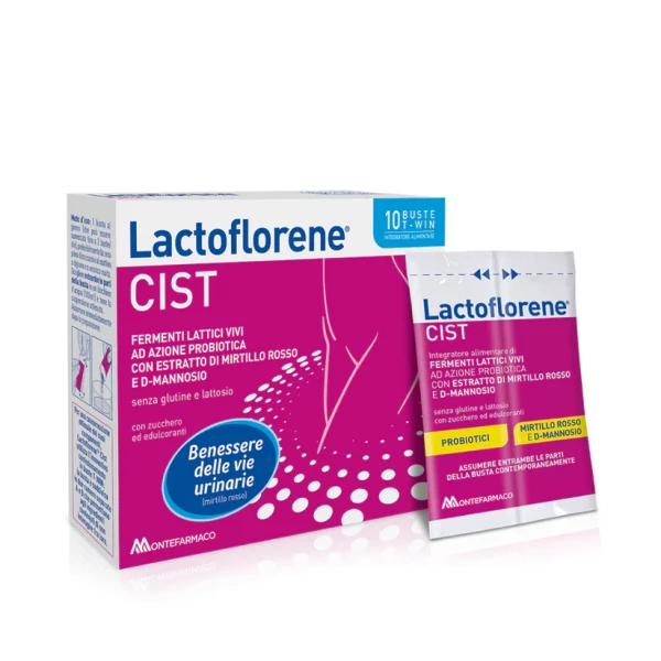 Lactoflorene Cist Saq X10,   pó sol oral saq