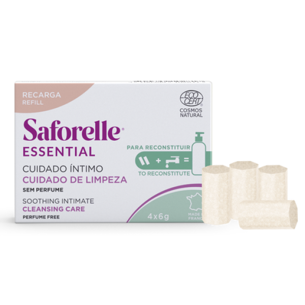 Saforelle Essential Recarga Barra X4,