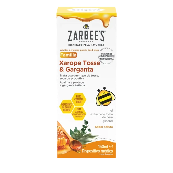 Zarbee’s Xarope Tosse e Garganta 150Ml,