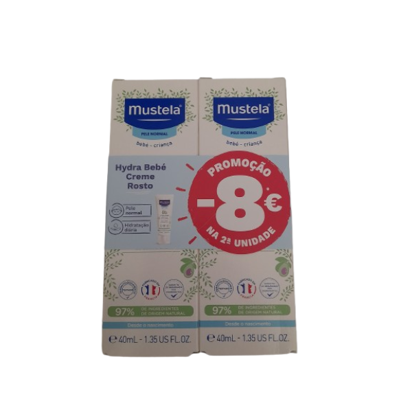 Mustela Pn Hydra Bebe Cr Rosto 40Duo-8E