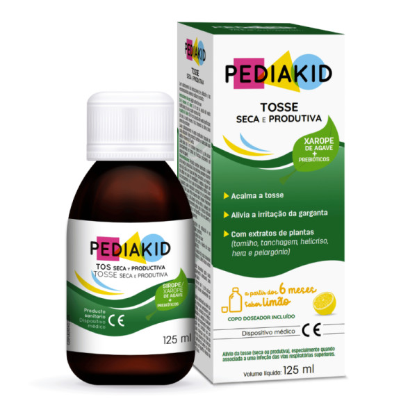 Pediakid Tosse Seca Prod Xarop Lim125Ml