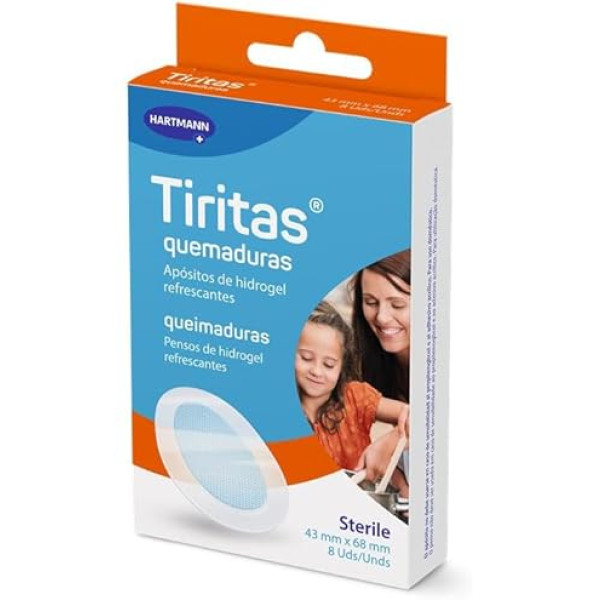 Tiritas Queimaduras Penso Hidr43X68MmX8