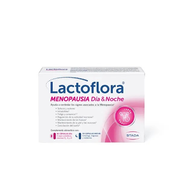 Lactoflora Menopausa Dia/Noit Caps30+30,   cáps + cáps