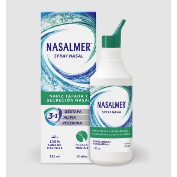 Nasalmer Spray Nasal Força Média 135Ml