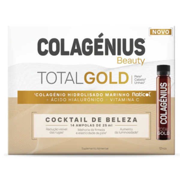 Colagenius Beauty Total Gold Amp25MlX14,   x 14 sol oral amp