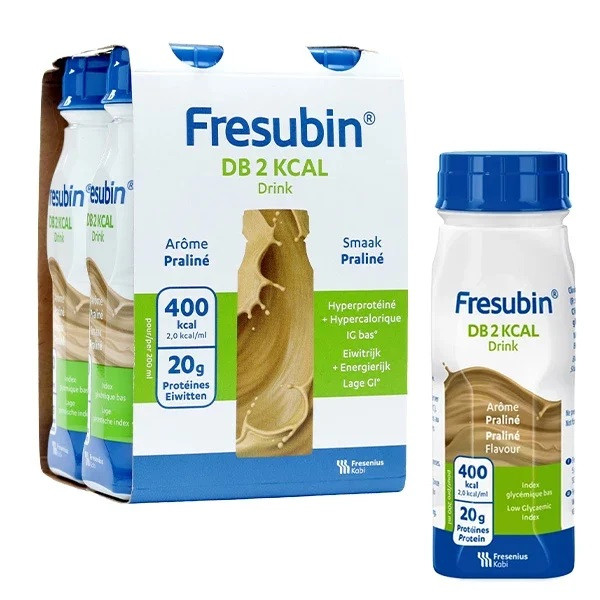 Fresubin DB 2Kcal Drink Praline 4X200Ml,