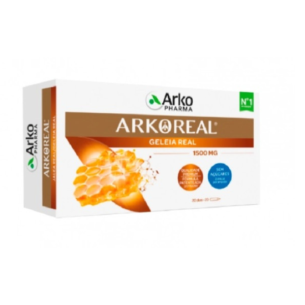 ARKOREAL GELEIA REAL 1500MG AMPX20 AMP BEB