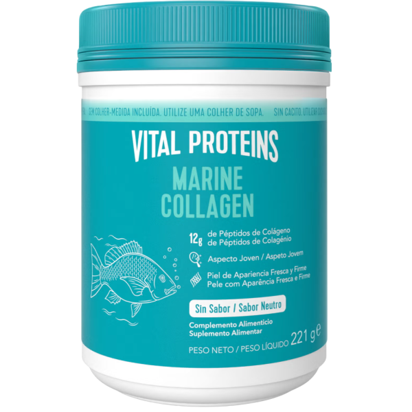 Vital Proteins Marine Collagen Po 221G,   pó sol oral medida